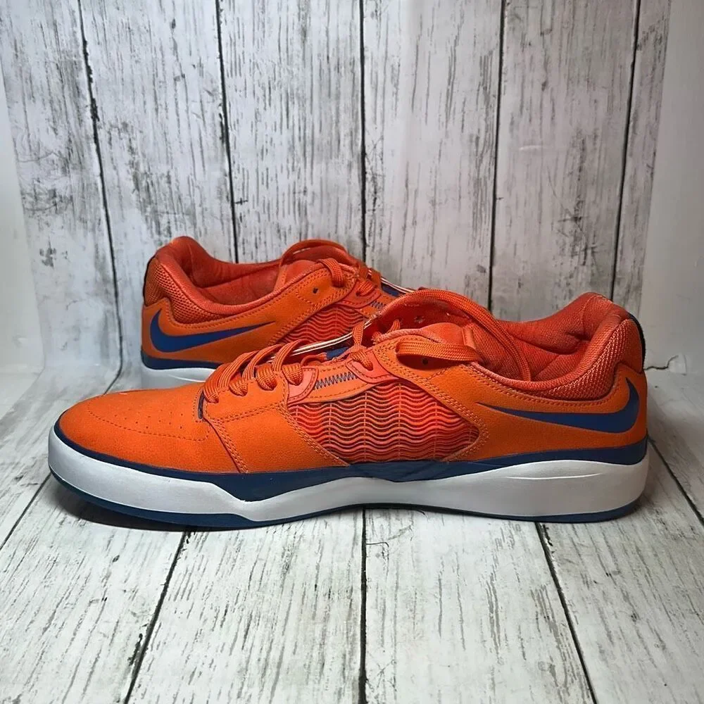 Nike Ishod Wair Premium‎ SB 'Orange Blue Jay' Skate Shoes Men Size 13 DZ5648-800
